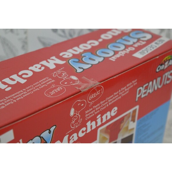 The Original Snoopy Sno-Cone Machine Snow Cone Maker Peanuts Cra-Z-Art New - Picture 6 of 8